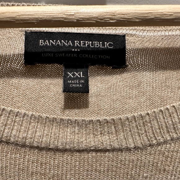 Banana Republic Men’s Luxe Sweater Pullover Shirt XXL - Picture 4 of 6